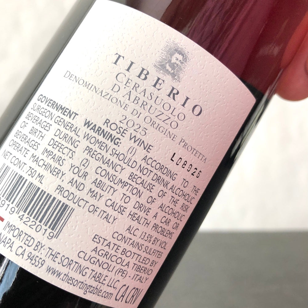 2025 Azienda Vitivinicola Tiberio Cerasuolo Montepulciano d'Abruzzo Rosato, Italy