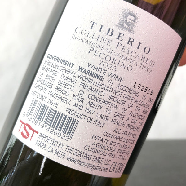 2025 Azienda Vitivinicola Tiberio Pecorino Colline Pescaresi IGT, Abruzzo, Italy