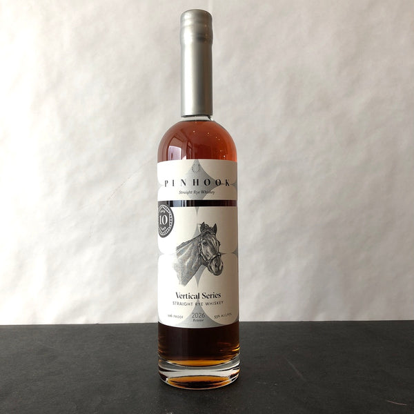 2026 Pinhook 'Vertical Series' 10 Year Old Straight Rye Whiskey [Silver Wax], Kentucky, USA