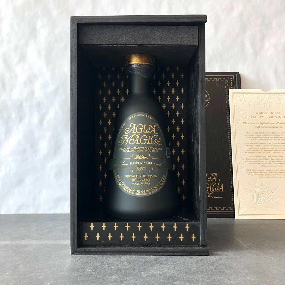 Agua Magica Aldo Sohm Reposado Mezcal Artesanal, Edición Limitada