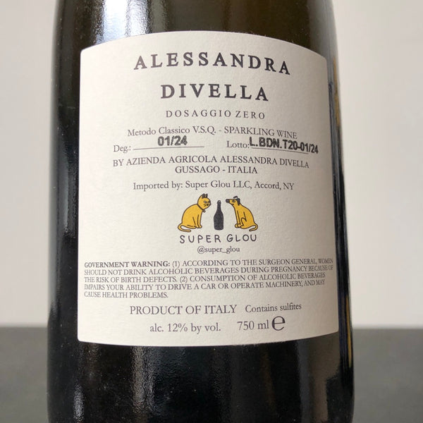 Alessandra Divella Blanc de Noirs Dosaggio Zero Spumante, Lombardy, Italy (2019)