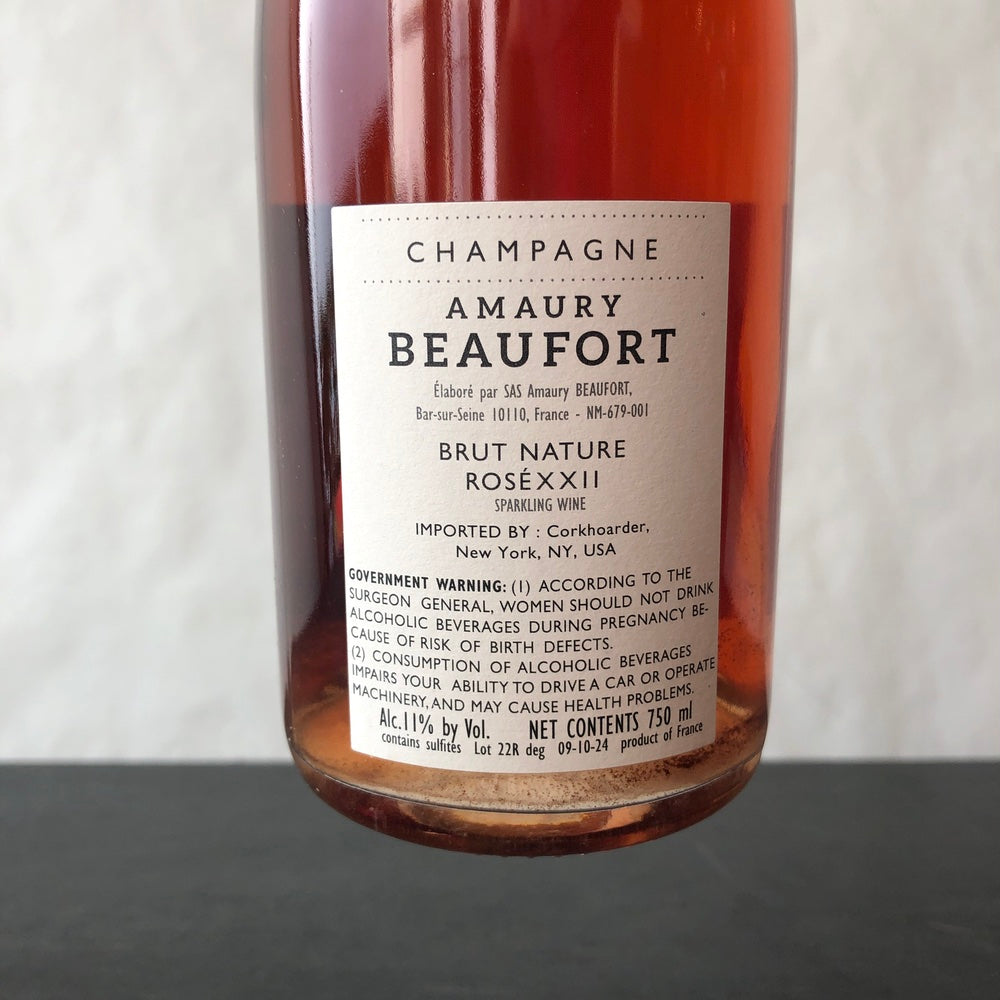 Amaury Beaufort Le Jardinot Champagne Rose Brut Nature (2022)
