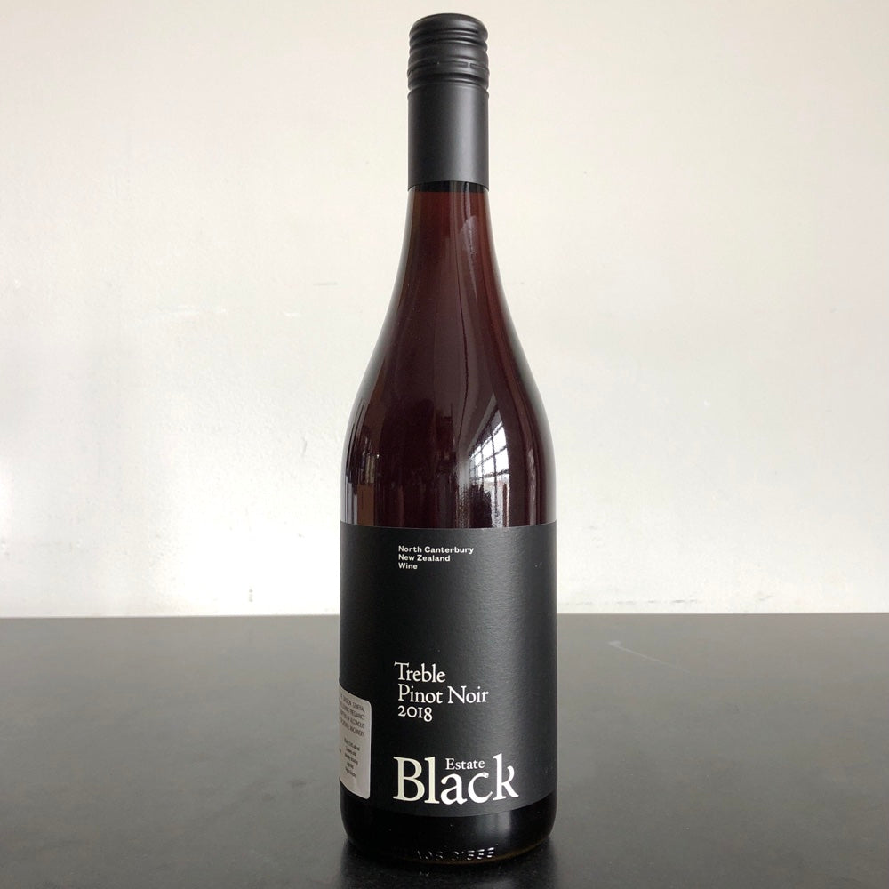 2018 Black Estate Treble Pinot Noir, North Canterbury, New Zealand