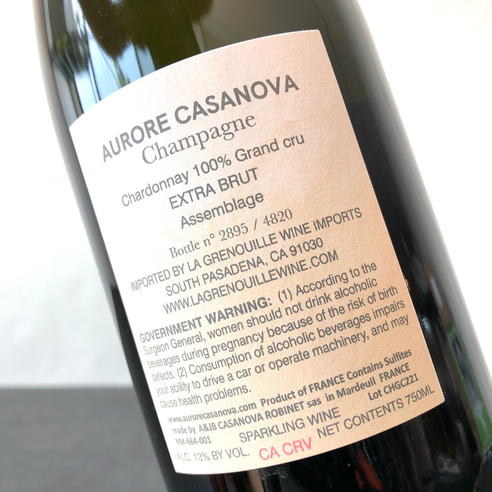 Aurore Casanova Grand Cru Assemblage Blanc de Blancs (Mesnil / Puisieulx), Champagne, France (22)