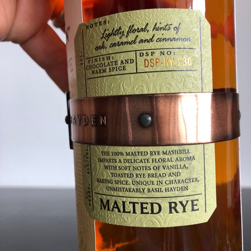 Basil Hayden's Malted Rye Whiskey Kentucky, USA – Leon & Son Wine and ...