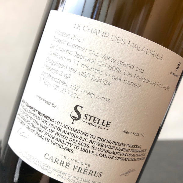 Carre Freres Les Maladries, Champagne, France (2021)