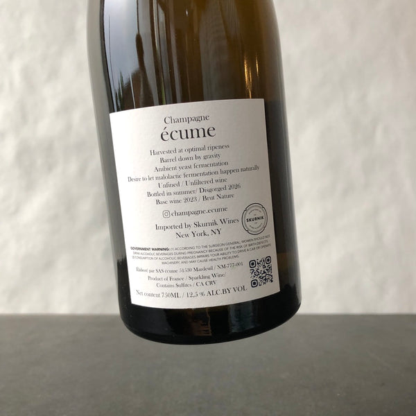 Champagne Ecume Blanc de Chardonnay Les Autres Crus Brut Nature, Champagne, France NV