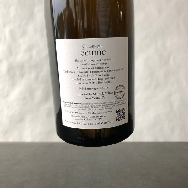 Champagne Ecume Blanc de Pinot Noir Premier Cru Brut Nature, Champagne, France