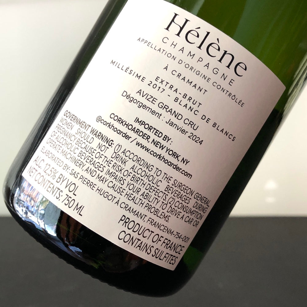 Champagne Hélène Avize Blanc de Blancs Brut, Champagne, France (2017)