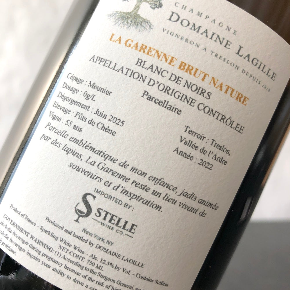 Champagne Lagille La Garenne, Champagne, France [2022]