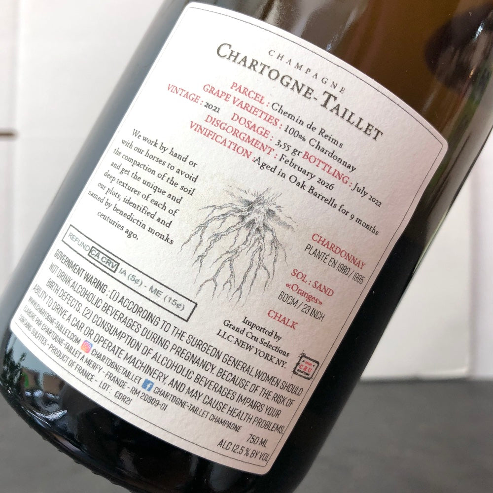 Chartogne-Taillet 'Chemin de Reims' Extra Brut Champagne, France 2021