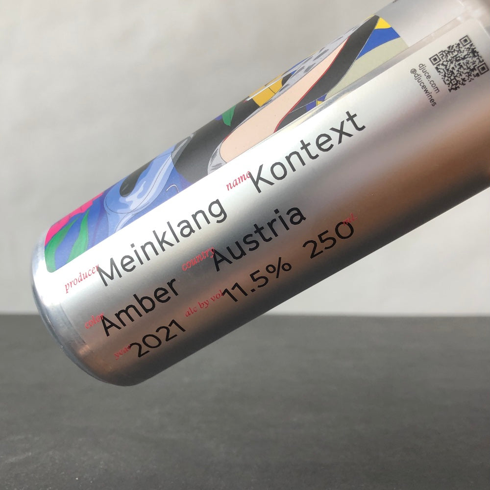 Djuce Wines x Meinklang 'Kontext' Amber Burgenland, Austria- 250ml Can