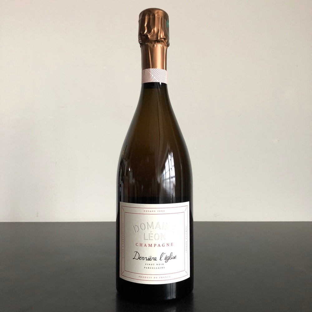 Domaine Leon 'Derriere l'Eglise' Blanc de Noirs, Champagne, France (2020)