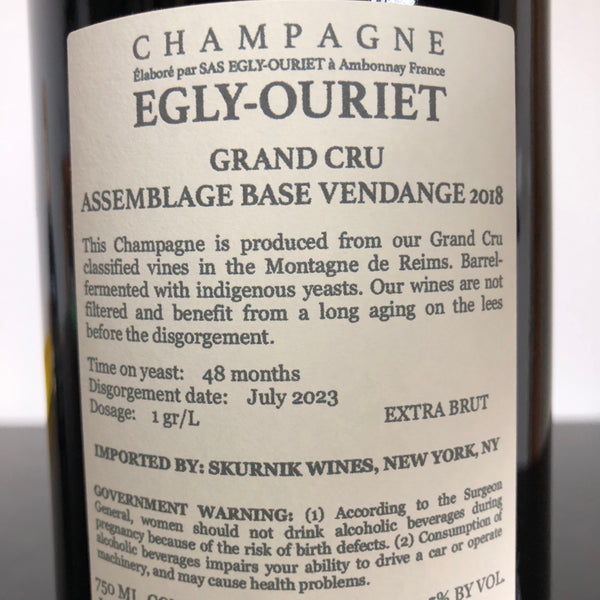 Egly-Ouriet Grand Cru Extra Brut Champagne, France