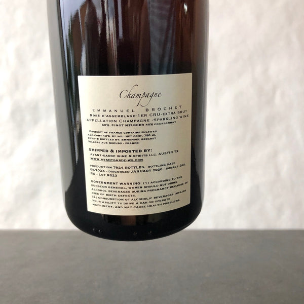 Emmanuel Brochet Rose d'assemblage Extra Brut Champagne, France [R23]