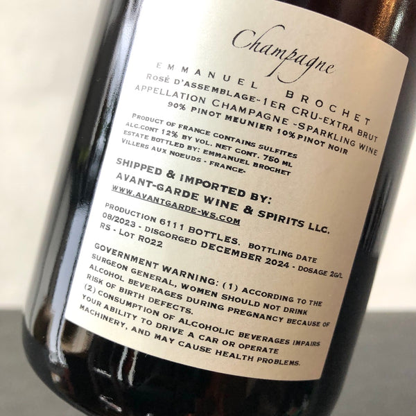 Emmanuel Brochet Rose d'assemblage Extra Brut Champagne (R21), France