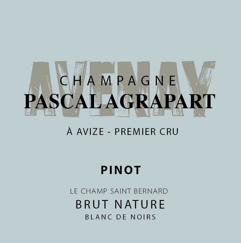 2019 Pascal Agrapart 'Pinot' Blanc de Noirs Premier Cru Brut Nature Champagne, France