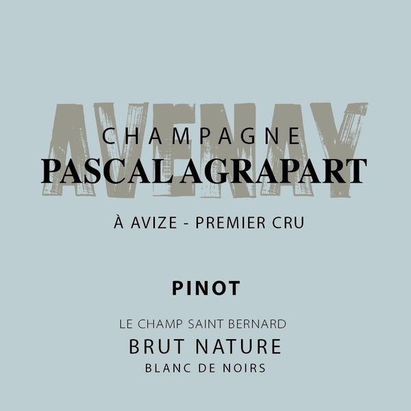 2019 Pascal Agrapart 'Pinot' Blanc de Noirs Premier Cru Brut Nature Champagne, France