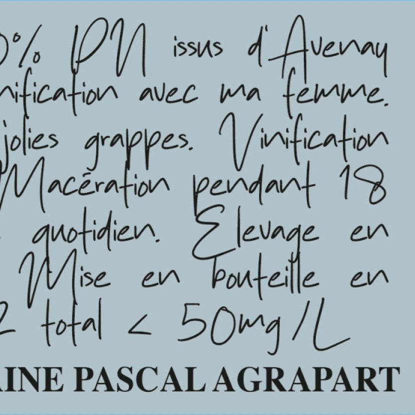 NV Pascal Agrapart, Pinot d'Avenay Coteaux Champenois, Champagne, France