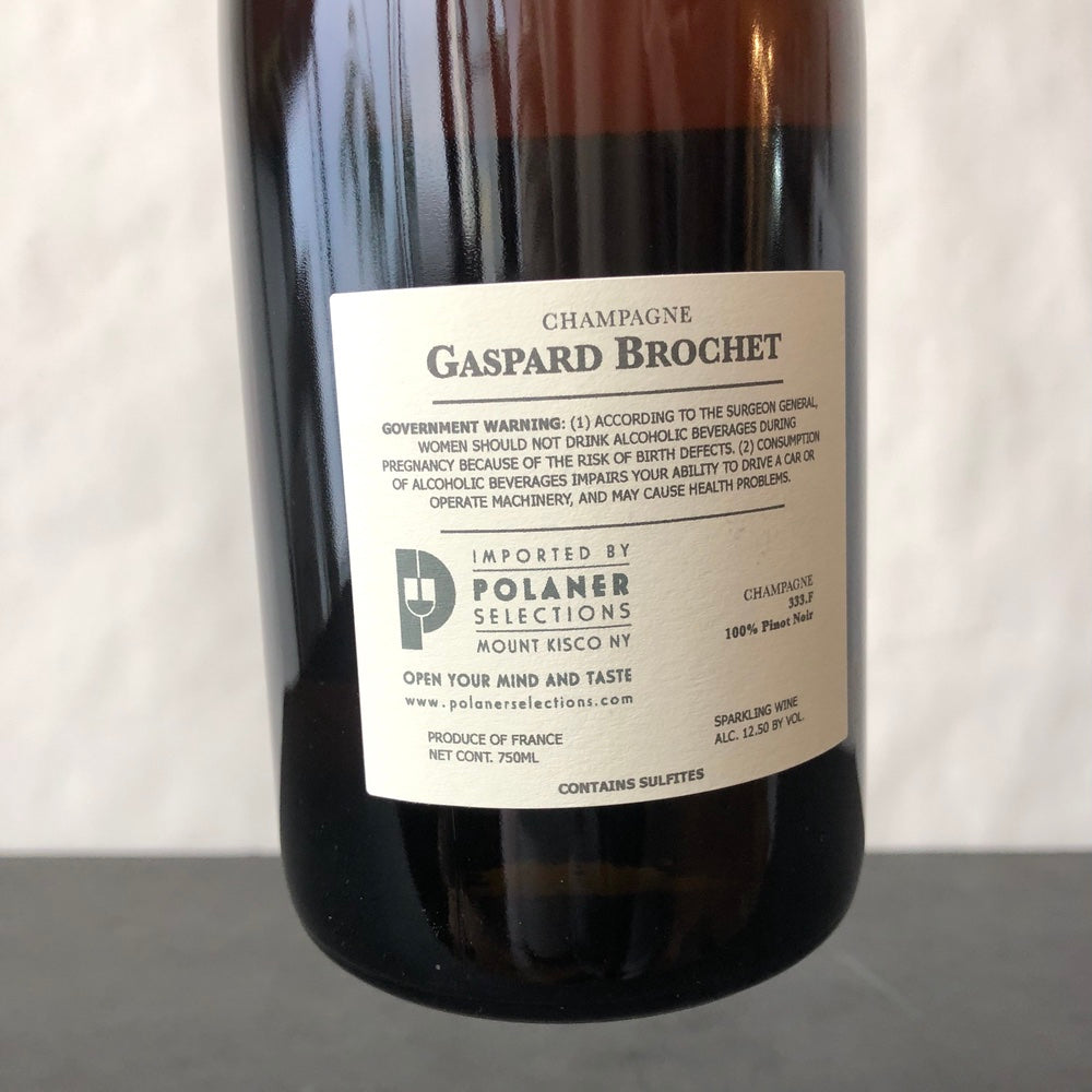 Gaspard Brochet '333' Rose Extra Brut, Champagne, France [base