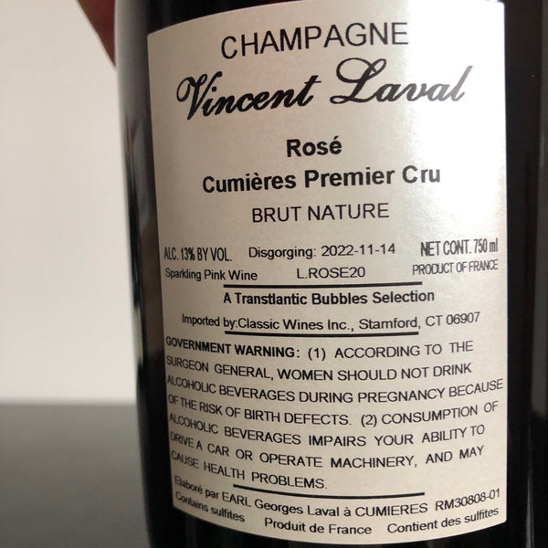 Georges Laval Cumieres Premier Cru Brut Nature Rose, Champagne, France (20)
