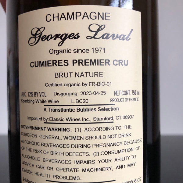 Georges Laval Cumières Premier Cru, Brut Nature Champagne, France (20)