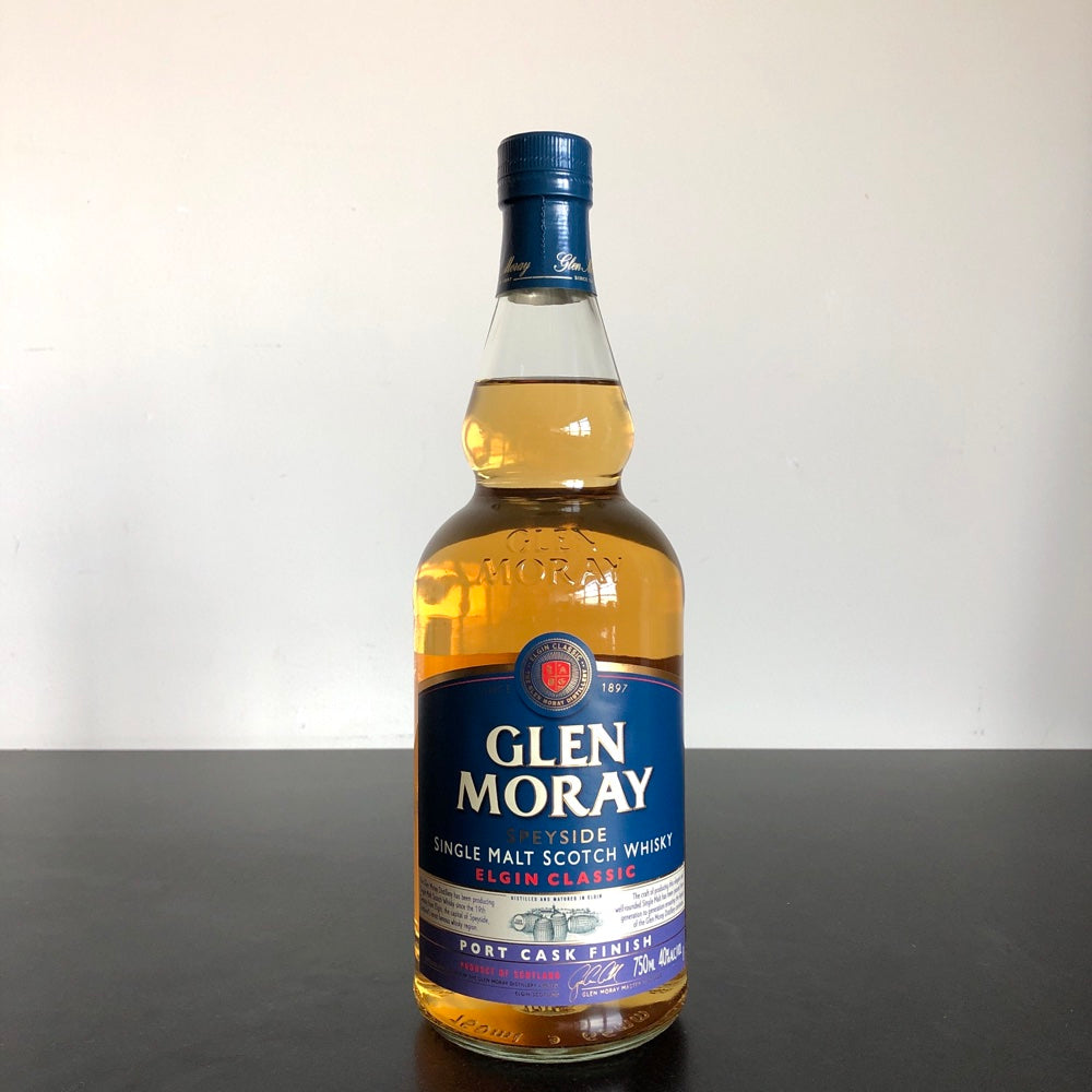 Glen Moray Elgin Classic Port Cask Finish Single Malt Scotch Whisky Speyside, Scotland