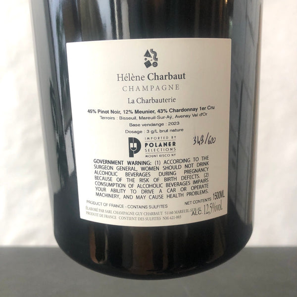 Helene Charbaut 'La Charbauterie Premier Cru Extra Brut', Champagne, France [2023] 1.5L Magnum