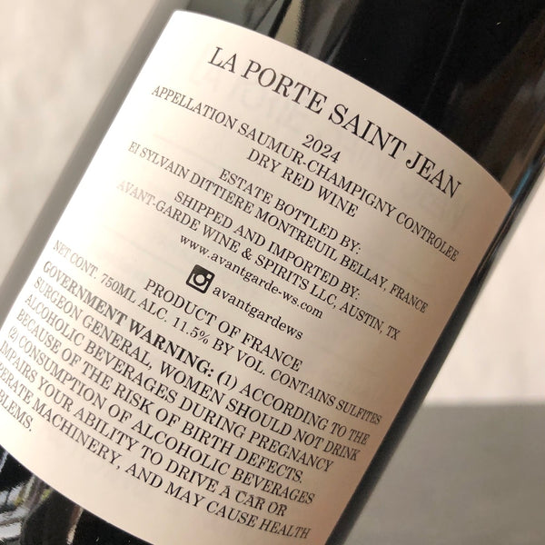 2024 Sylvain Dittiere La Porte Saint-Jean Saumur-Champigny, Loire, France
