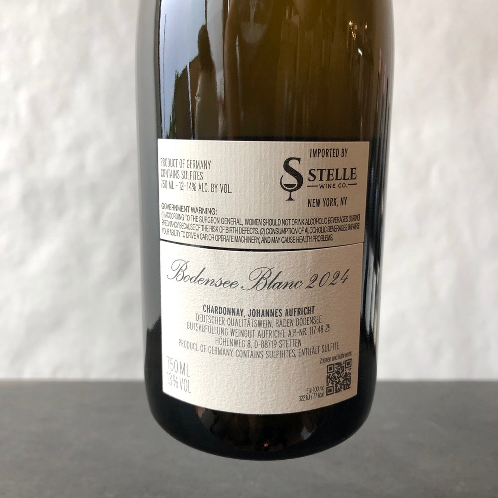2024 Johannes Aufricht Bodensee Blanc (Chardonnay) Baden, Germany
