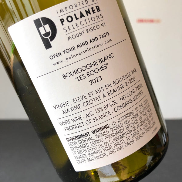 2023 Maxime Crotet Bourgogne Blanc 'Les Roches'