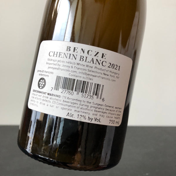 2021 Bencze, Chenin Blanc, Hungary