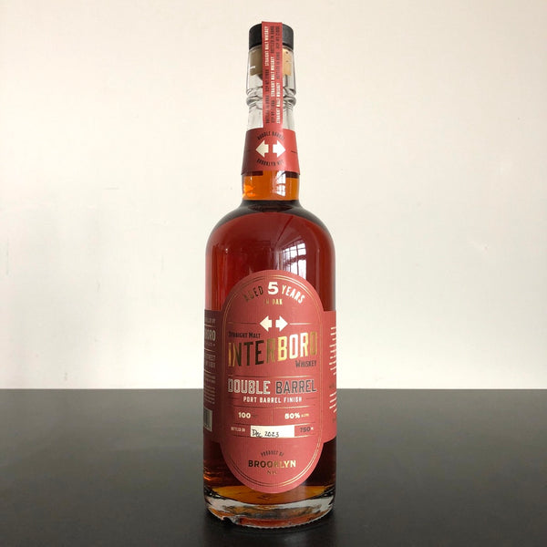 Interboro Spirits & Ales 5 Years Old In Oak Double Barrel Port Finish Straight Malt Whisky (Red Label)