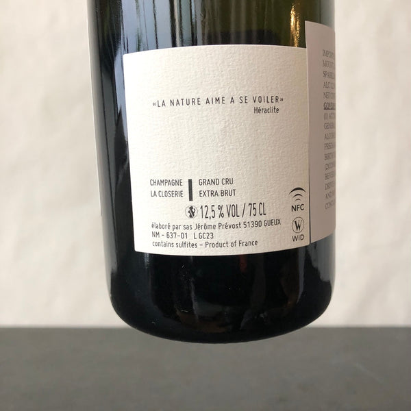 Jerome Prevost  La Closerie, Grand Cru [LCO23] Champagne, France