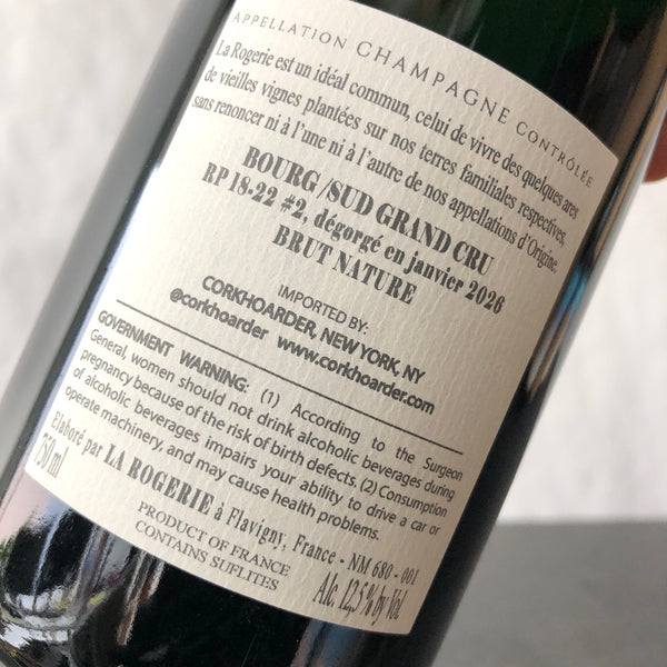 La Rogerie, Le Bourg Sud Grand Cru, Avize Blanc de Blancs [2018-2022] #2