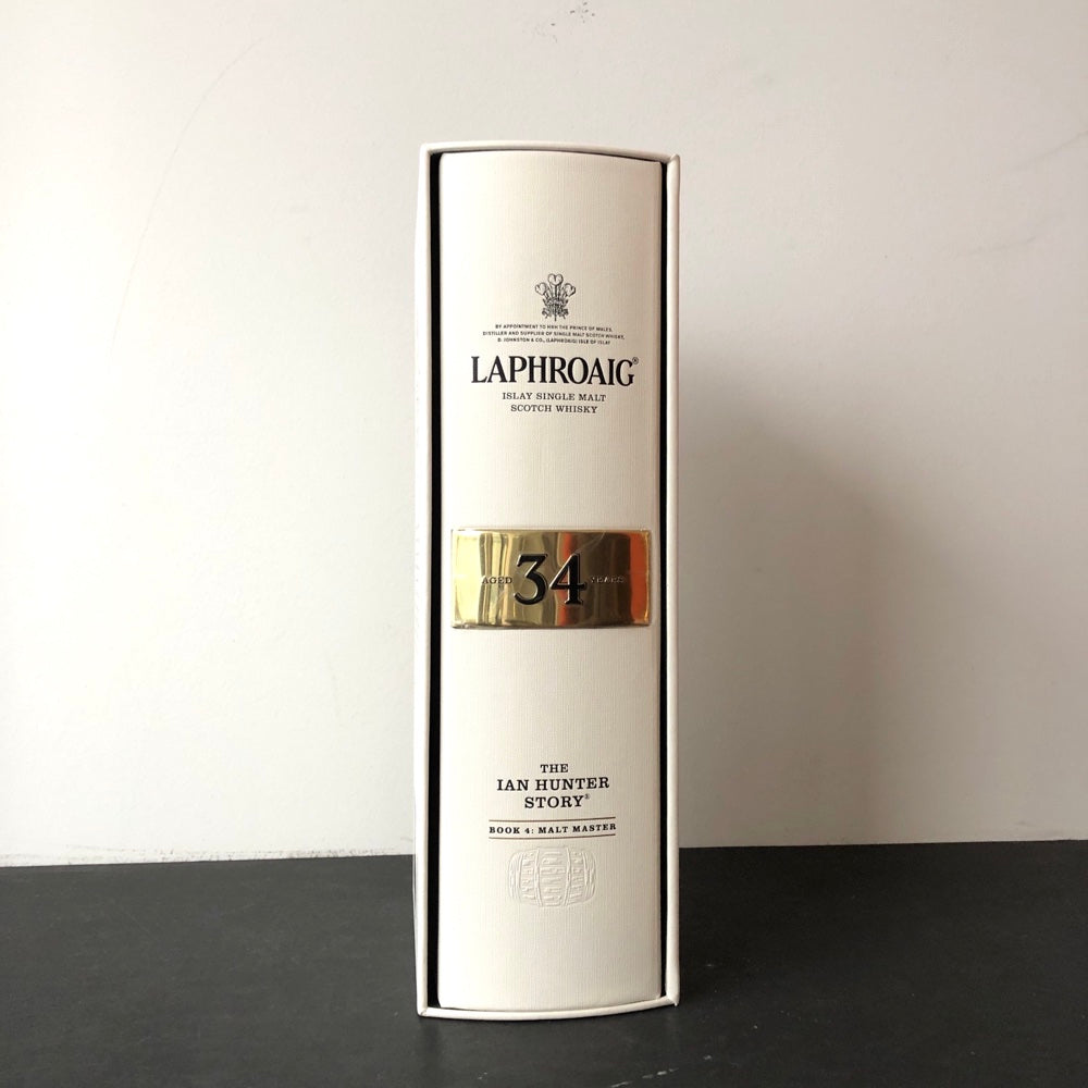 Laphroaig The Ian Hunter Story 'Book 4 Malt Master' 34 Year Old Single Malt Scotch Whisky, Islay, Scotland