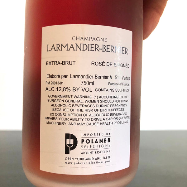 Larmandier-Bernier Rose de Saignee 1er Cru Extra Brut Champagne, France [2020]