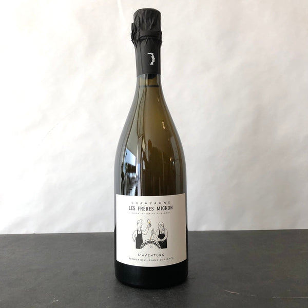 Les Freres Mignon L'Aventure Blanc de Blancs Premier Cru Extra Brut, Champagne, France B21