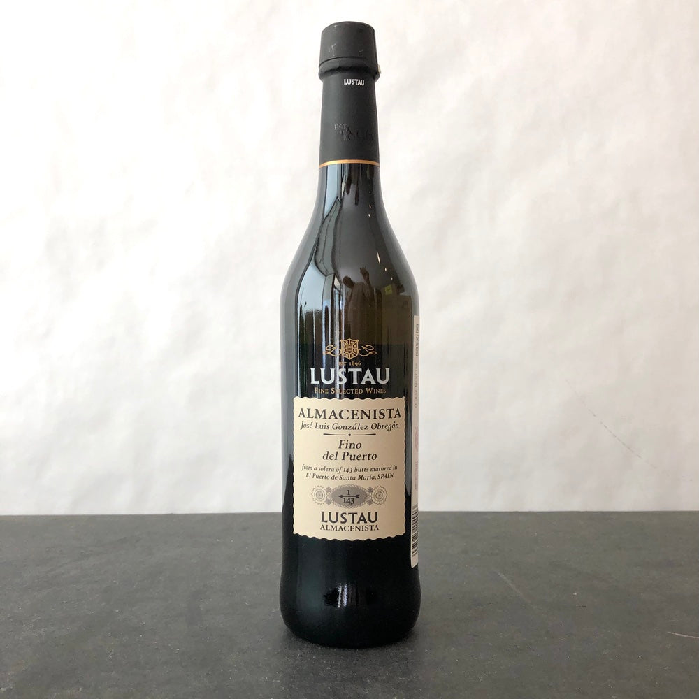 Lustau Almacenista Jose Luis Gonzalez Obregon Fino del Puerto Sherry Andalucia, Spain (500ml)