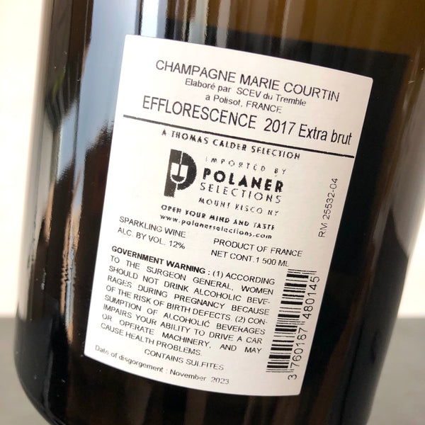 Marie Courtin, Efflorescence Extra Brut (2017) 1.5L, Champagne, France