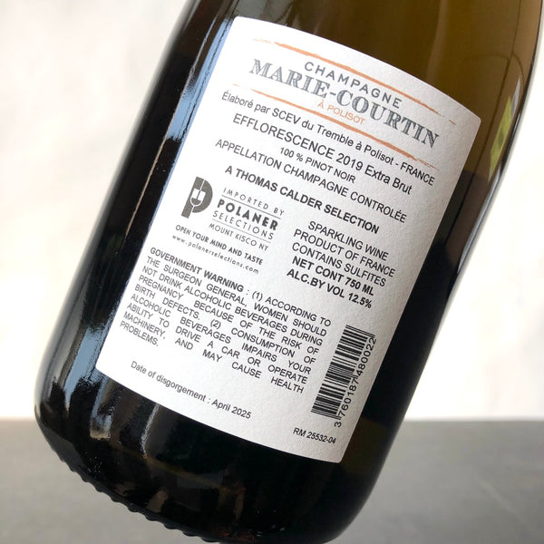 Marie Courtin, Efflorescence Extra Brut (2019), Champagne, France