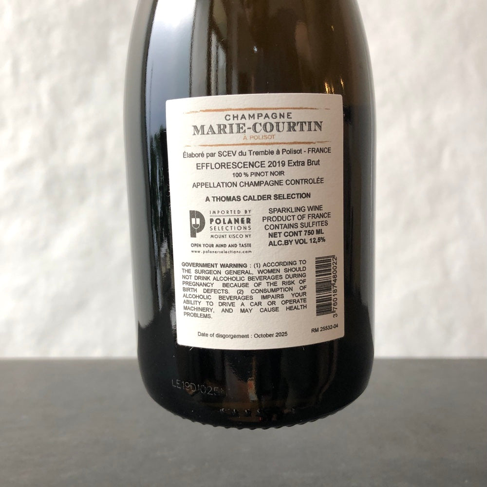 Marie Courtin, Efflorescence Extra Brut (2019), Champagne, France