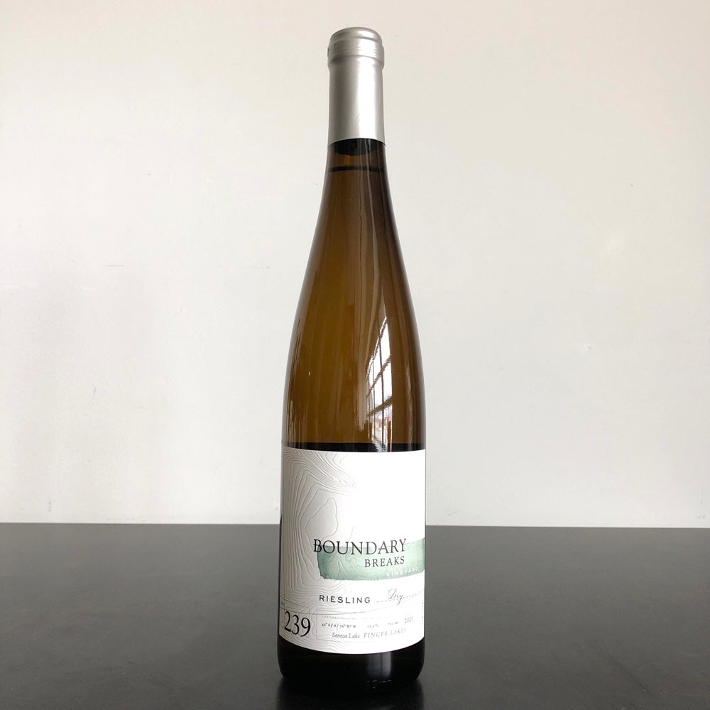 2021 Boundary Breaks No. 239 Dry Riesling Finger Lakes, New York, USA