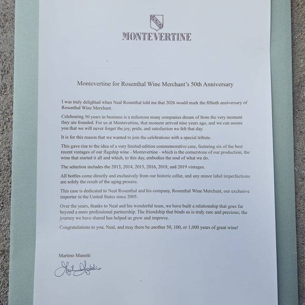 Montevertine 50th Anniversary 6 pack [2013, 14, 15, 16, 18 and 19]