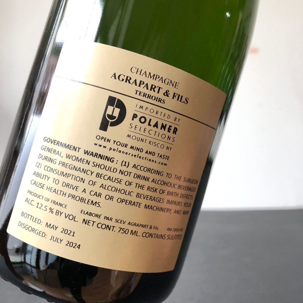 NV Agrapart & Fils Terroirs Blanc de Blancs Grand Cru Extra Brut (19/20)