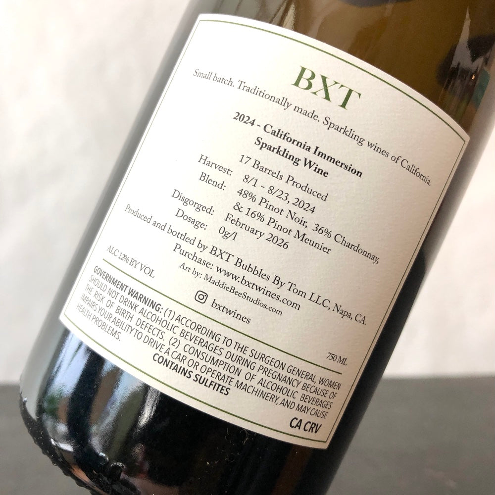 NV BXT 'California Immersion' Brut, California, USA