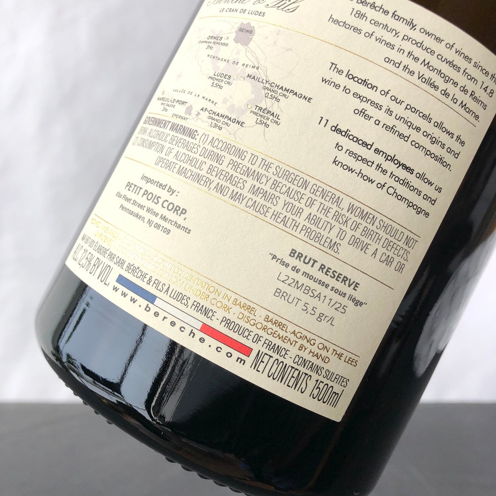 NV Bereche Et Fils Brut Reserve Magnum 1.5L Champagne, France (B2022)