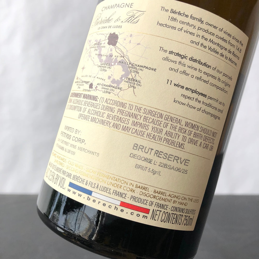 NV Bereche et Fils Brut Reserve, Champagne, France (B2022 / D0625)