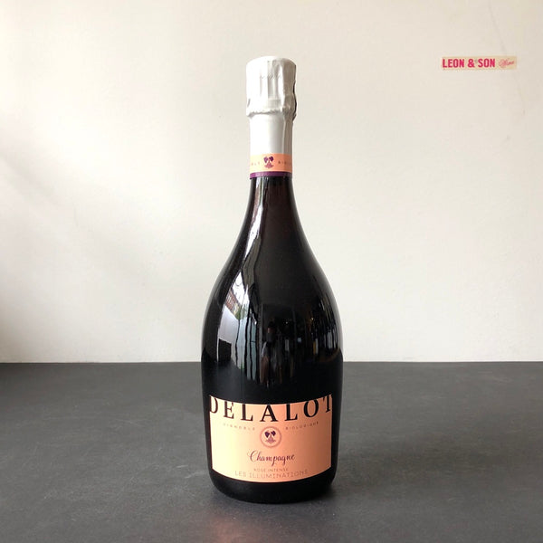 NV Champagne Delalot 'Les Illuminations' Intense Extra Brut Rose (R18), Champagne, France