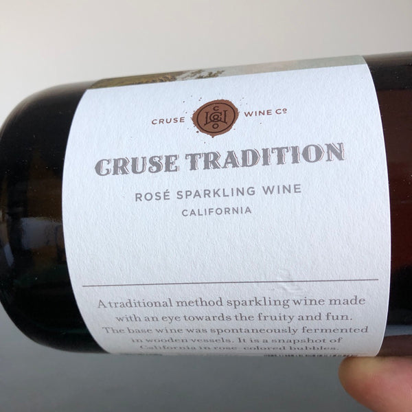 NV Cruse Wine Co Tradition Rose Sparkling Wine